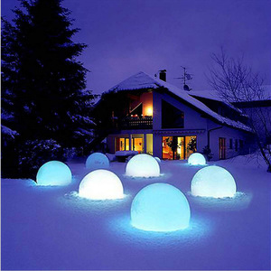 Landscape <b>Ball</b> <b>Led</b> <b>Light</b> Round <b>Outdoor</b> Waterproof Lawn Decorative <b>Sphere</b> <b>For</b> Garden Pool Area Multiple Colors Available - Product Image 4