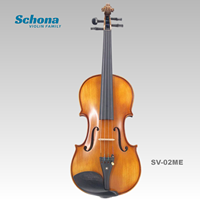 High-end Handmade Schona Brand Violin Model SV-02ME Sizes 4/4 to 1/4 Alpine Spruce Face European Tiger Maple Back/Sides
