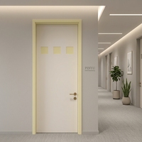 Armoire enfant triple carrée en bois massif intégrée pour chambre à coucher, placard d'appartement, chambre d'enfant, avec porte intérieure à assembler