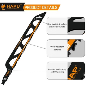 1PACK Lame de <span class=keywords><strong>scie</strong></span> alternative à dents en carbure de 18 pouces 2TPI Lame de <span class=keywords><strong>scie</strong></span> de démolition de maçonnerie pour <span class=keywords><strong>couper</strong></span> les carreaux de <span class=keywords><strong>brique</strong></span> <span class=keywords><strong>rouge</strong></span> de maçonnerie - Product Image 3