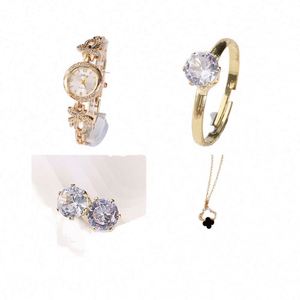 Coffret Cadeau Saint-Valentin Chinois pour Enseignants : Montre, Bague et Collier en Acier Inoxydable Écologique de Luxe Léger en Forme de Cœur - Product Image 6