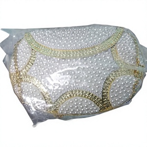 Royal Luxury MOP Box Clutch Handbag with Detachable Chain and Elegant Shell Inlay Design - Product Image 1