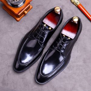 Chaussures Oxford de grande taille de conception italienne en vente en gros. Chaussures habillées décontractées pour hommes avec fonction rehausseur de taille et bout carré - Product Image 6