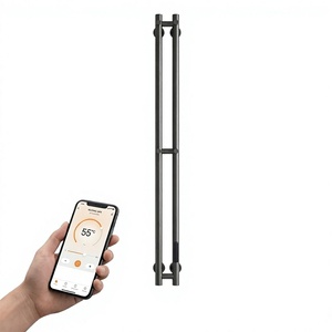 Moderno y Popular Calentador de Toallas Eléctrico de Pared para Baño TONUA de Alta Calidad, Acero Inoxidable, 2 Barras Ajustables - Product Image 4