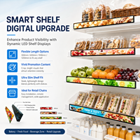 Écran d'affichage LED P1.875 P2 GOB pour étagères avec télécommande USB pour les magasins de détail, les supermarchés, les métros, les ascenseurs, OEM