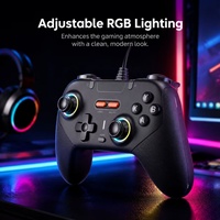 Controlador con Cable de Efecto Hall con Frecuencia de Sondeo de 1000Hz para PC y Android, Gamepad de Baja Latencia, Joystick RGB sin Desviación