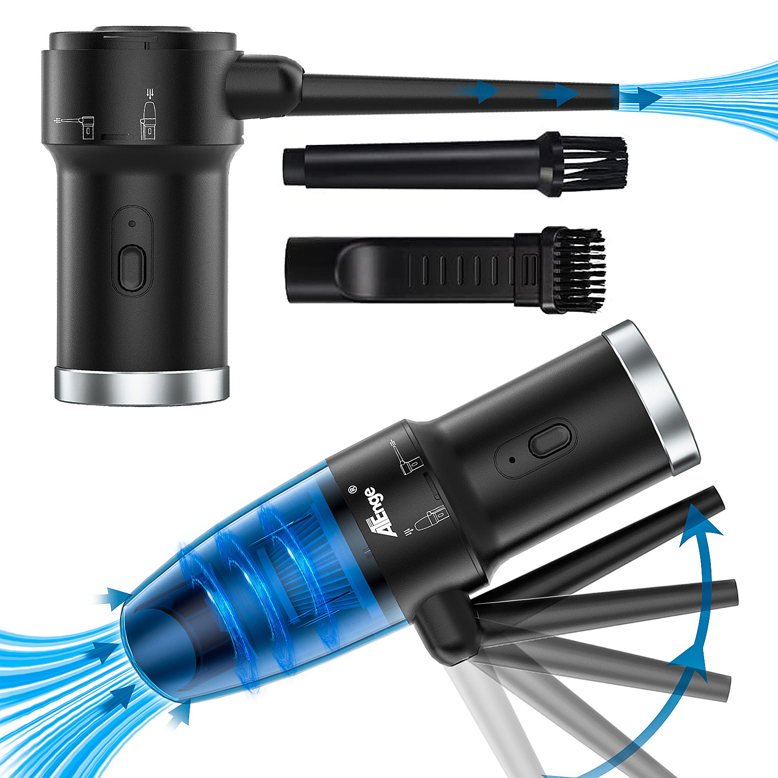 Лучший продавец, беспроводной автомобильный пылесос с очисткой воздуха, автомобиль и компьютер, заказы OEM/ODM приветствуются 0,98-1,16 унции