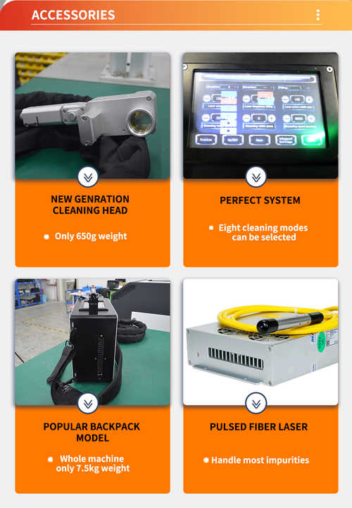 Handheld Portable Laser Rust Removal Machine - 50W & 100W