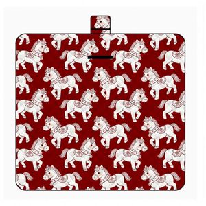 Eco-Friendly Wholesales Custom Blankets Camping Rectangular Picnic Outdoor <b>Felt</b> Blanket - Product Image 1