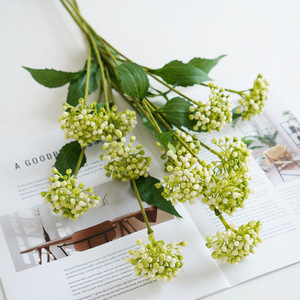 Bouquet de fleurs artificielles de viournon, verdure en plastique, décoration intérieure, accessoires de mariage - Product Image 1