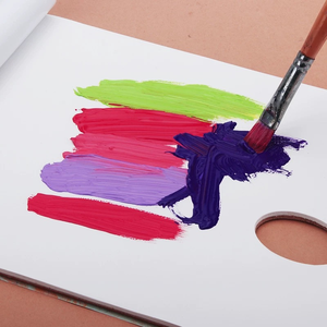 Feuilles de mélange Maries 8K/A4 Peel-off Papier à palette jetable pour acrylique/<span class=keywords><strong>gouache</strong></span>/huile sans lavage <span class=keywords><strong>Studio</strong></span> Essential en bois - Product Image 2