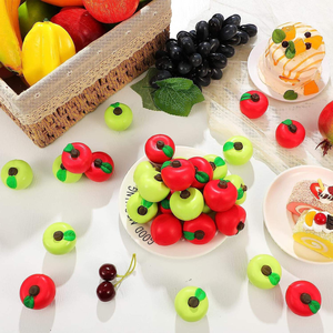 Personnalisé Coloré En Forme De Pomme Anti-Stress Anti-Stress Balle PU Colorée Pour Enfants QF-039 - Product Image 4