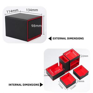 Plateau à dés et boîte de rangement pour dés FX, boîte de rangement 3 en 1 pour dés (plateau à dés, tour à dés, tiroirs de rangement pour dés) - Product Image 2