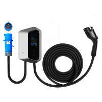 22KW 32A 3 phases Type2 IEC62196-2 EV Station de charge nouvel état chargeur de voiture électrique 7.6/11KW EVSE Wallbox WIFI APP contrôle