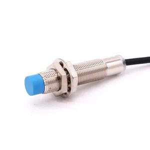 DINGGAN ITC12 serisi popüler endüstriyel M12 pozisyon yakınlık anahtarı dc 2 teller endüktif sensör 4mm aralığı kablo yolu