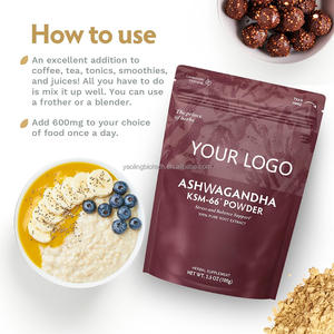 OEM KSM-66 extrait de racine d'Ashwagandha poudre ayurvédique poudre d'Ashwagandha vitamine complément alimentaire - Product Image 2