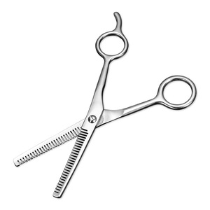 Thinning Shears Stainless Steel Double Tooth Short Handle Hair Cutting Scissors For Bangs Household Use - Product Image 2
