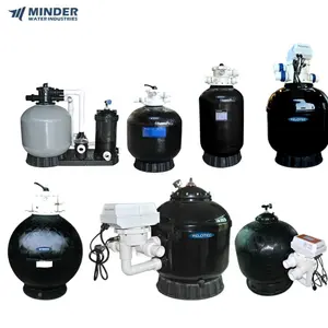 China supplier good price automatic multiport valve fiberglass sand filter for swimming pool automatic multiport valve