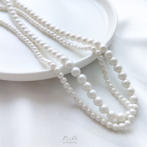 Perles de coton mates artificielles autrichiennes, accessoires faits à la main pour la création de bijoux, bracelets, colliers <span class=keywords><strong>et</strong></span> autres articles. - Product Image 4