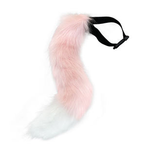 Ventes directes du fabricant Nouveau Halloween Cosplay Fluffy Simulation Black Fox Tail Accessory Plush Material <span class=keywords><strong>Top</strong></span> Selling - Product Image 2