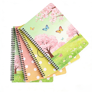 Carnet à spirale personnalisé en usine, lignes détachables, 80 feuilles, papier blanc, perforation, lignage collège, format A4, cahiers scolaires - Product Image 6