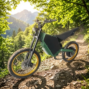 Nueva Bicicleta Eléctrica SS30 72V 12kW 15kW con Motor QS, Alta Velocidad para Adultos, Todoterreno, 120km/h Velocidad Máxima, Estilo Stealth Bomber - Product Image 6