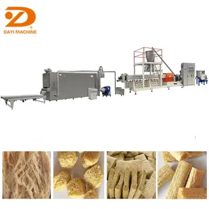 Automatic Textured Soya Protein Machine Textured Soya Protein Food Vegetarian Meat Processing Line