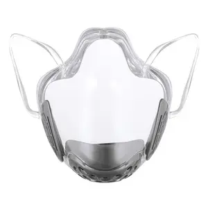 PC Party Maske Lippen Party Maske transparente Schutz Party Maske Anti-Splash Isolation super klar und transparent