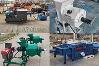 Semi-automatische palmolie-extractiemachine 500kg/u hoge productiviteit oliepers zaadolieverwerking