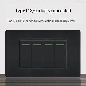 Interrupteur mural électrique standard 1/2/3 pour hôtel, prise murale électrique domestique - Product Image 6