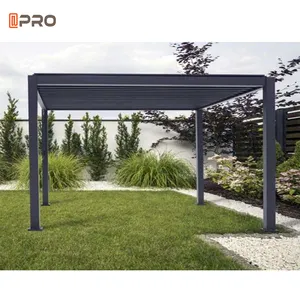 Techo Lamas Aluminio Pergola Bioclimatica Techos De Cana Para Pergolas Gazebo Outdoor Waterproof