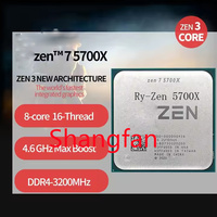 Vente flash R7 5700X 3,4 GHz Processeur CPU huit cœurs seize threads 65W L3=32M 100-000000926 Socket AM4