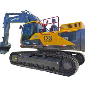 Mini-excavatrice Volvo EC480D d'occasion, 48 tonnes, matériel de construction, roulement principal du moteur, grande machinerie d'occasion, traxcavatrice - Product Image 1