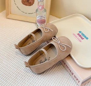 Chaussons de princesse souples pour enfants printemps-automne, nouvelle version coréenne, sandales bébé avec nœud, petites chaussures en cuir - Product Image 4
