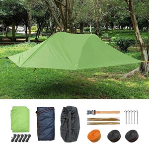 Tente à air personnalisée en usine camping en plein air <span class=keywords><strong>hamac</strong></span> triangle double couche <span class=keywords><strong>avec</strong></span> filets et bâche imperméable - Product Image 2
