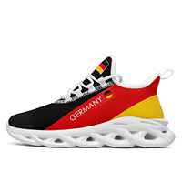 Chaussures de sport tendance 2026 pour hommes, respirantes, motif drapeau allemand, baskets de course et de marche épaisses pour femmes - FN003-25023220-6