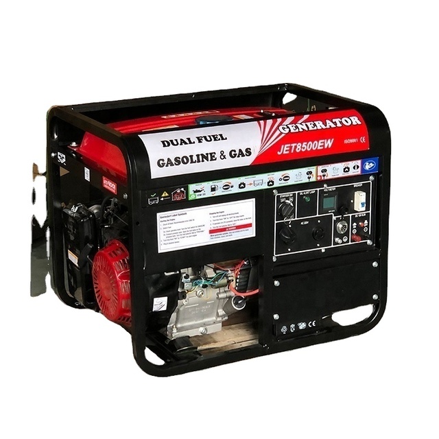 Mini 2kw 3kw 6kw Dual Fuel Generators LPG Gas/Gasoline Generator with Low Price