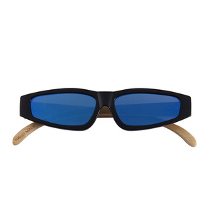 Lunettes de soleil Conchen pour femmes, monture étroite, verres PC noirs, protection UV400, design polygonal tendance pour les voyages et la conduite - Product Image 5