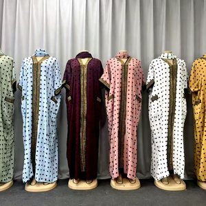 2026 Nuovo Abito <span class=keywords><strong>Lungo</strong></span> <span class=keywords><strong>Etnico</strong></span> Casual alla Moda per Donne Musulmane, Elegante Stile Islamico - Product Image 1