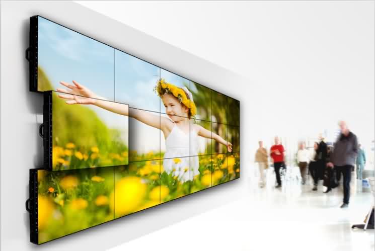 3X2 Lcd Videowand with Videowall handler and Software
