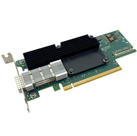 Carte d'interface réseau interne 200GbE double QSFP56 PCIe MCX653105A-HDAT pour les centres de données et les serveurs HPC (en stock)