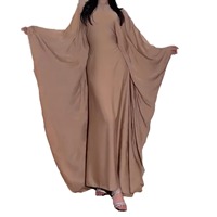 Robes pour femmes turques de Dubaï, Zifeng OEM, très vendues, abaya de couleur unie exquise pour femme musulmane, robe modeste