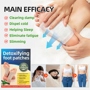 Koyo Detoks Kaki Jishantang Jahe dan Cuka Bambu - Bersertifikat CE 6x8cm Herbal Pembersih Mendalam Perawatan Kesehatan Kaki - Product Image 1