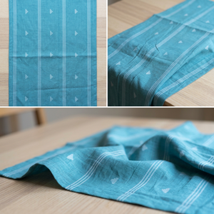 Tissu en coton Khadi vert tissé à la main 100 % biologique de qualité supérieure, respirant, 100 GSM, poids moyen, pour chemises rapides pour filles et garçons - Product Image 2