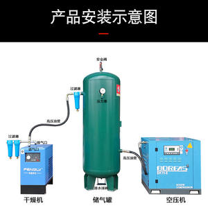 Sécheur d'air réfrigéré de 10 mètres cubes, filtre de précision comprimé, compresseurs industriels, qualité Q, qualité P, qualité S, qualité C -090 - Product Image 2