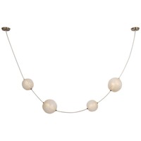 Candelabro de frijol mágico minimalista nórdico XZ, lámpara colgante decorativa Led, bola de cristal, luz colgante de techo