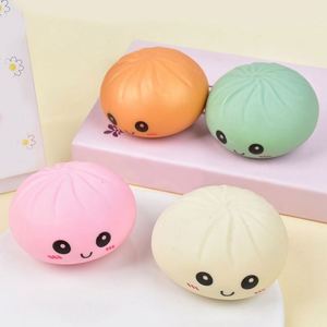 2026 <b>Squeeze</b> Toys Squishy Dumpling Squishy Bun Toys Steamed Smile Face Bao Dumplings Bun Stress Food Toys With Steamer Kit - Product Image 2
