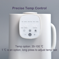Nouvelle conception – Appareils électriques intelligents pour la maison en hiver : Bouilloire électrique portable en verre pour lait en poudre et eau chaude