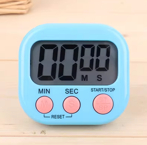 นาฬิกา<span class=keywords><strong>จับเวลา</strong></span>แบบดิจิตอล พกพาได้ หน้าจอ LCD พลาสติก แม่เหล็ก ตั้งเวลา<span class=keywords><strong>ถอยหลัง</strong></span> นาฬิกา<span class=keywords><strong>จับเวลา</strong></span>อิเล็กทรอนิกส์ สำหรับทำอาหาร นักเรียน พร้อมเสียงเตือนดัง จัดการเวลาได้ - Product Image 4