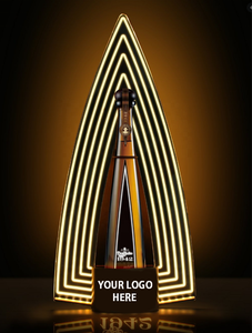 Logotipo personalizado <span class=keywords><strong>1942</strong></span> Vino Tequilar Champagne VIP Cumpleaños Acrílico Soporte LED Botella Servicio Presentador Signo - Product Image 3